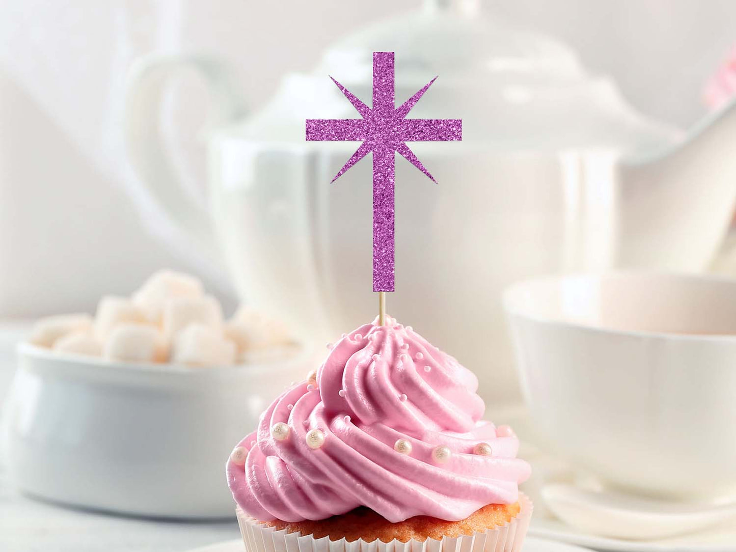 Communion Cross Cupcake Topper Ireland