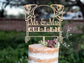 Custom Art MR MRS Wedding Cake Topper Dublin