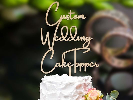 Custom Wedding Cake Topper Ireland Dublin