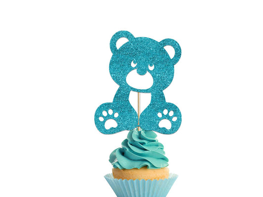 Cute Teddy Bear Birthday Cupcake Topper Party Supplies Ireland