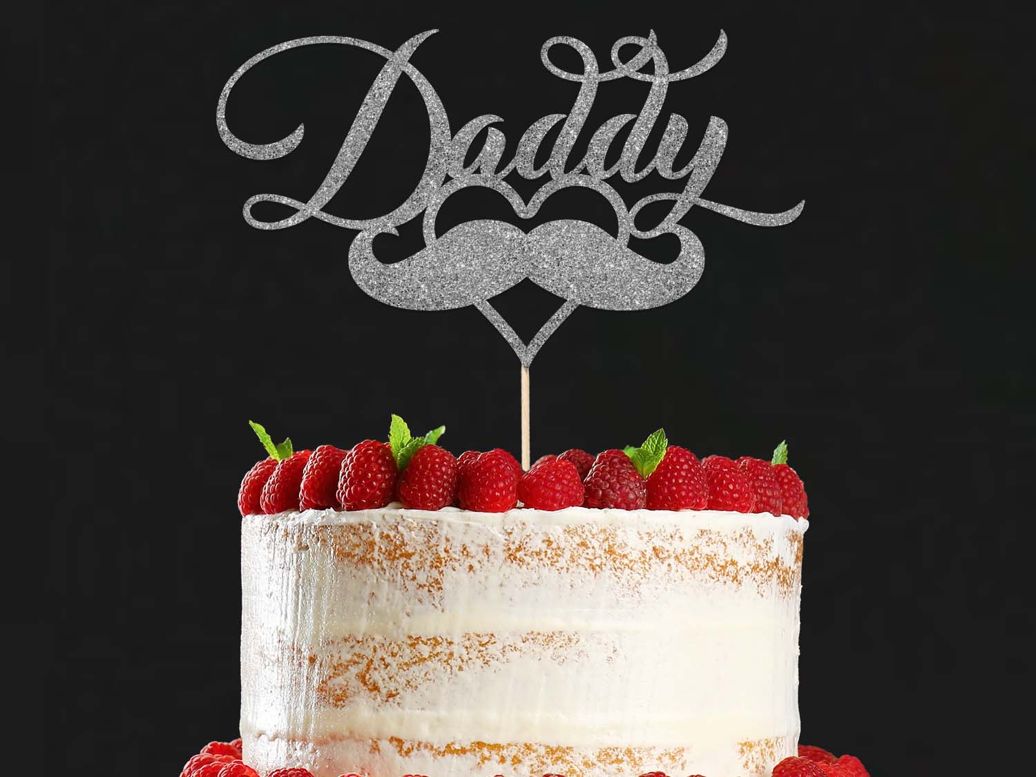 Daddy Glitter Cake Topper Ireland