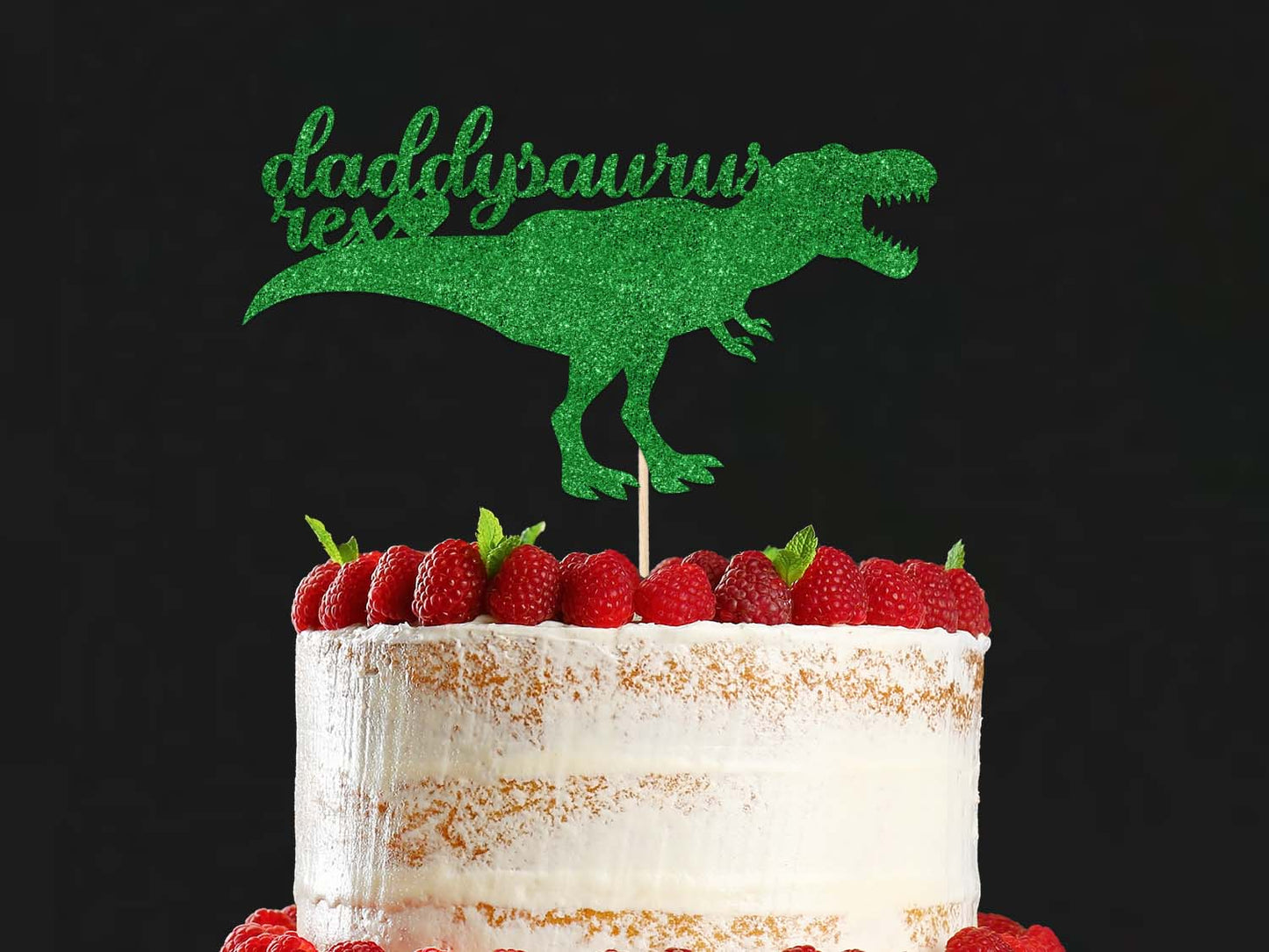 Daddysaurus Rex Cake Topper