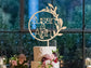Field Flowers Wedding Cake Topper