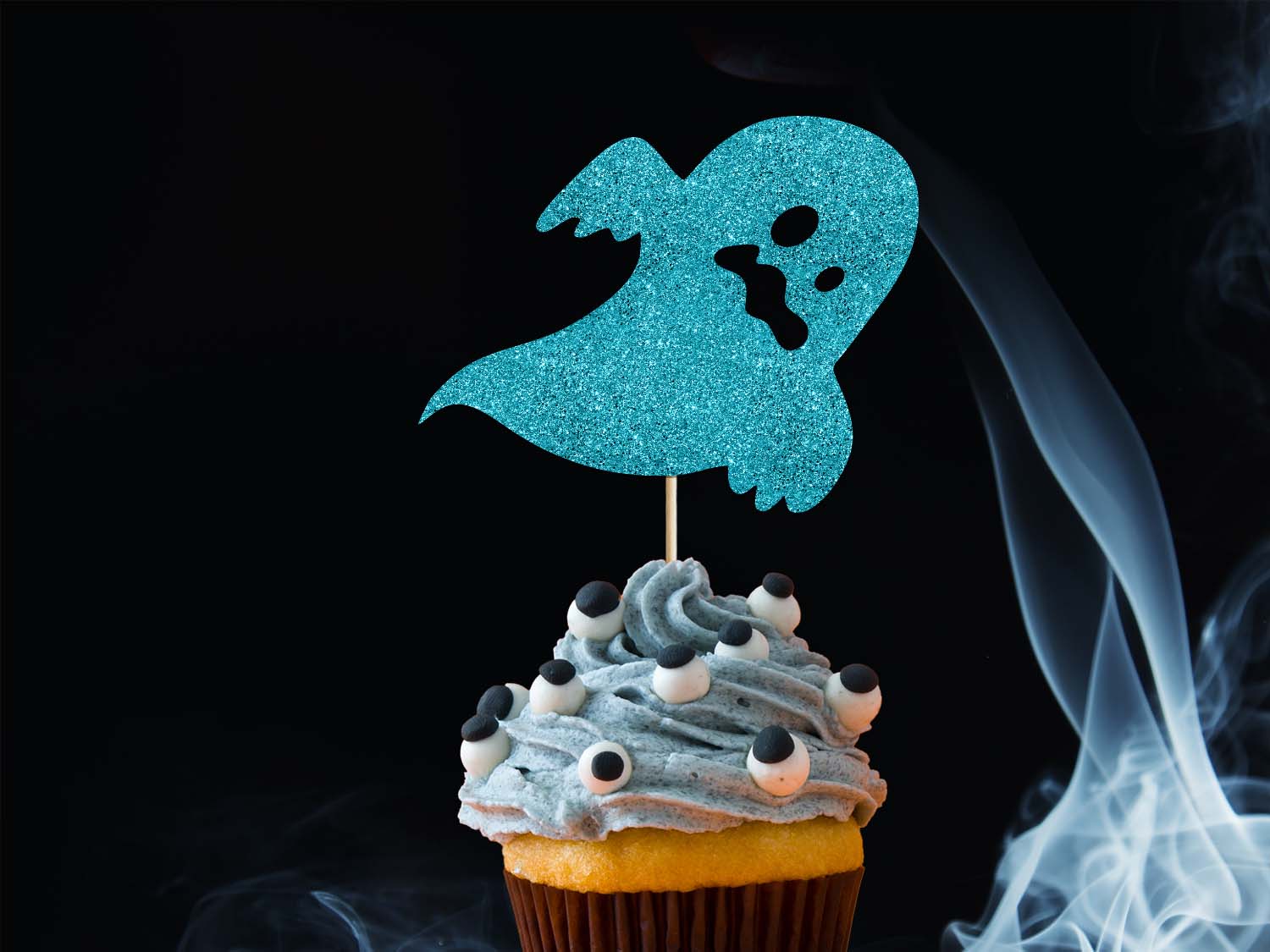 Ghost Halloween Cupcake Topper Ireland