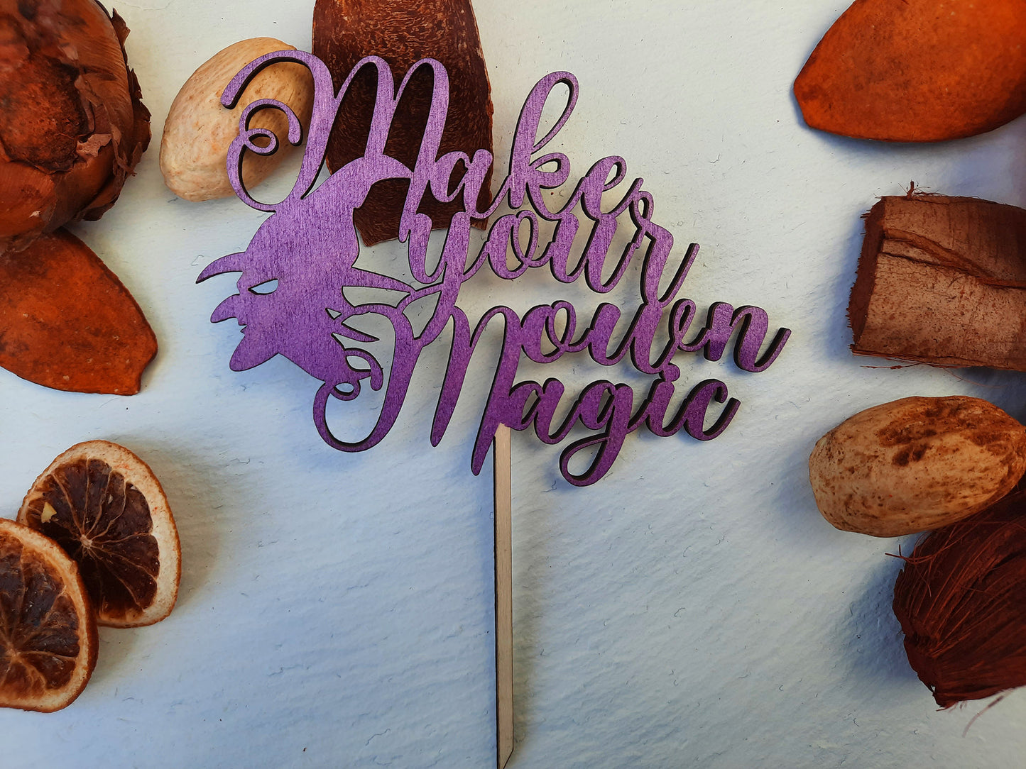 Make your own magic - Halloween Cake Topper - PG Factory