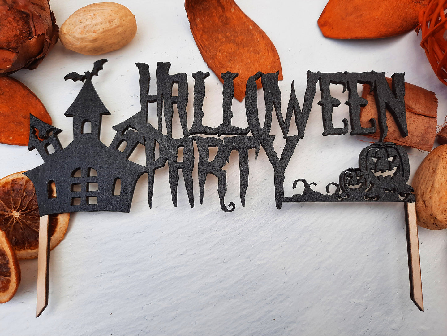 Halloween Party - Halloween Cake Topper - PG Factory