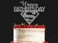 Happy Father's Day Superman Cake Topper