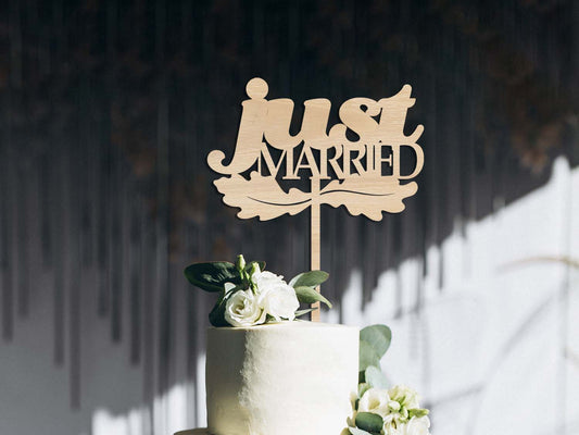 Married Wedding Cake Topper