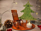 Christmas Memorial Chair and Tree - Candle ornament