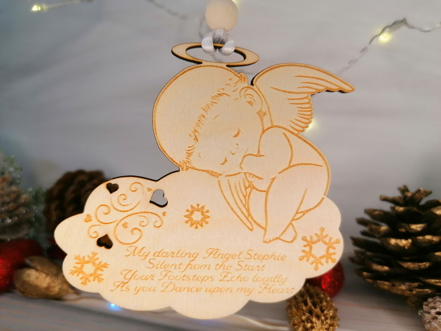 Remembrance, Memorial Sleeping angel - Christmas Ornament - PG Factory