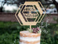 Modern Look Wedding Cake Topper Ireland