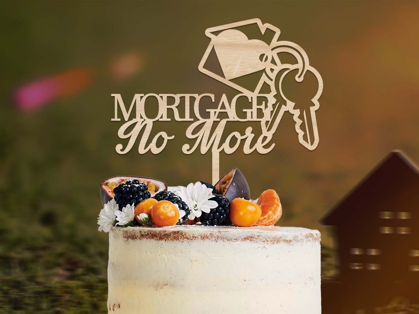 Mortgage No More New Home Owners Cake Topper Ireland