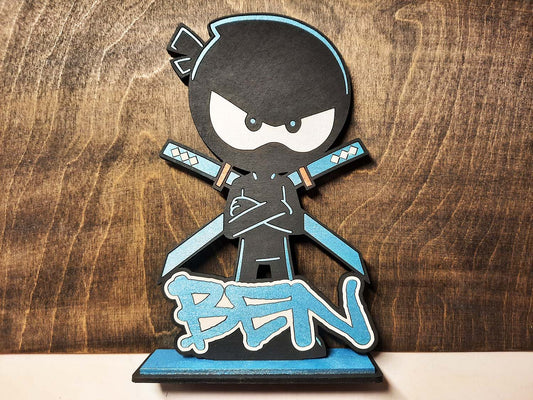 Personalized Cartoon Figurine Ninja Kidz