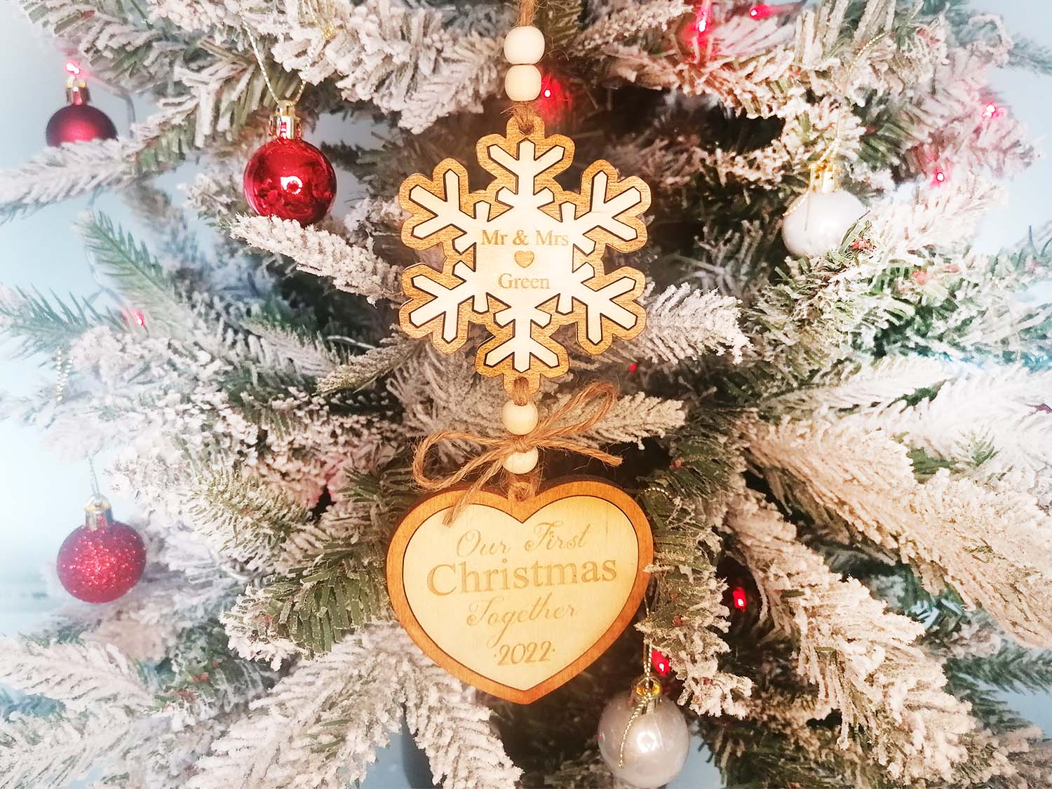 Christmas Gift Personalised Tree Decoration 
