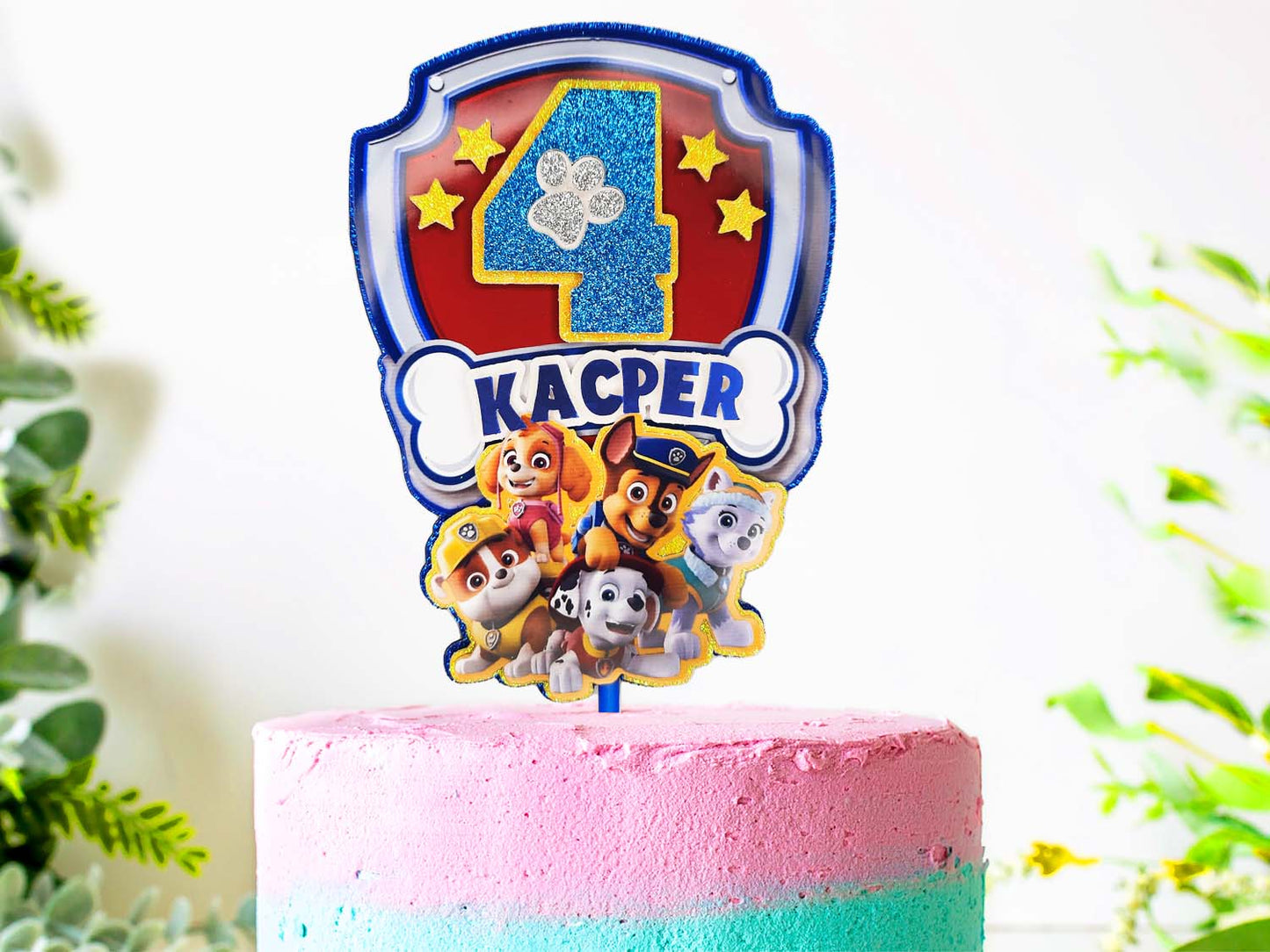 PAW Patrol Birthday Cake Topper