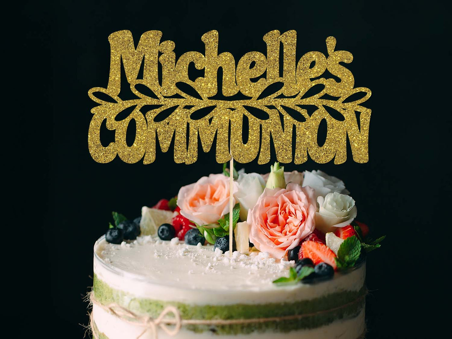 Personalised Communion Cake Decoration Ireland
