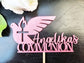 First Communion Cake Topper Dove Pink Ireland