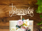 Personalised Confirmation Wooden Cake Topper Ireland Dublin