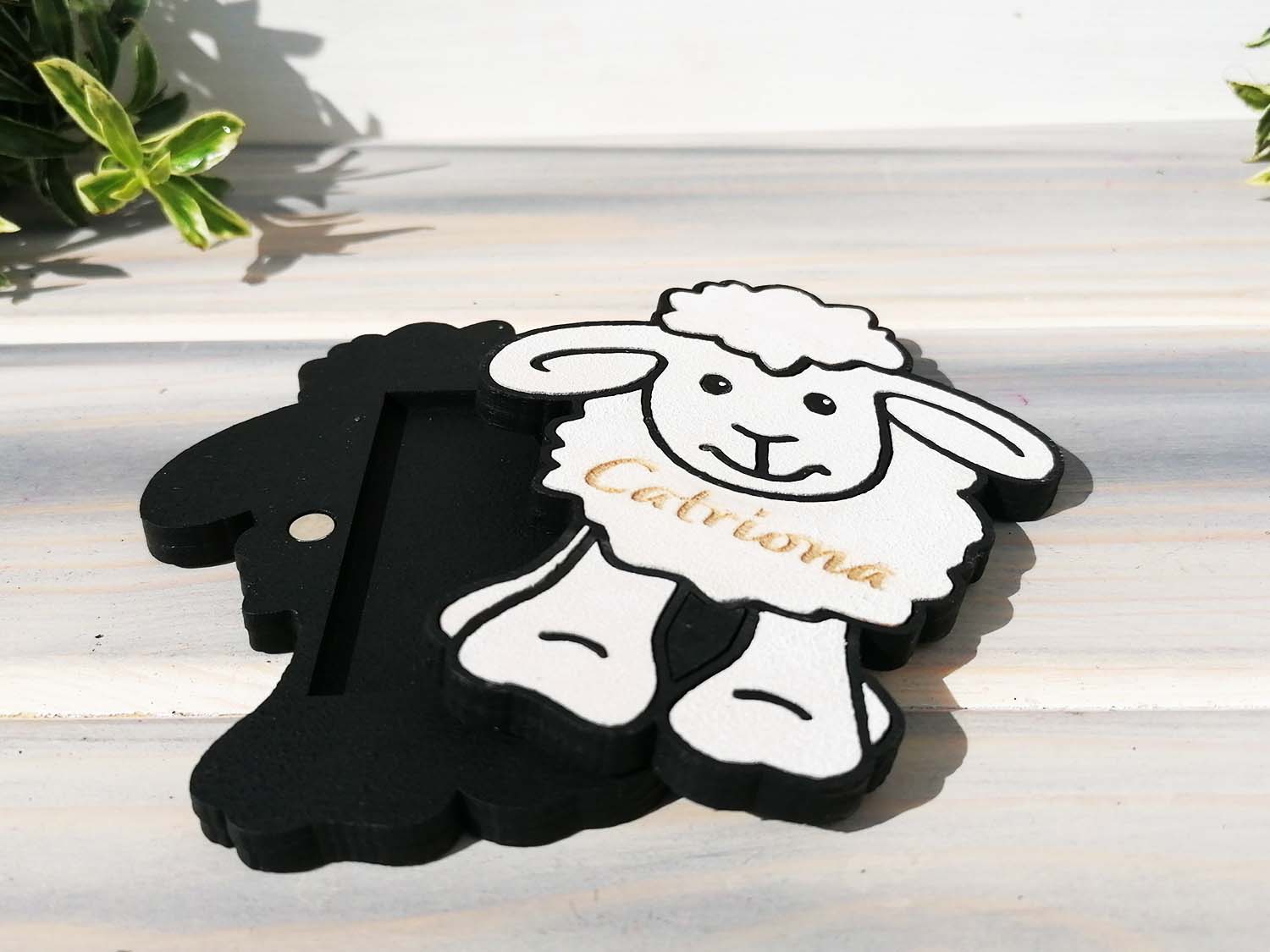 Personalized Easter Lamb Money Holder