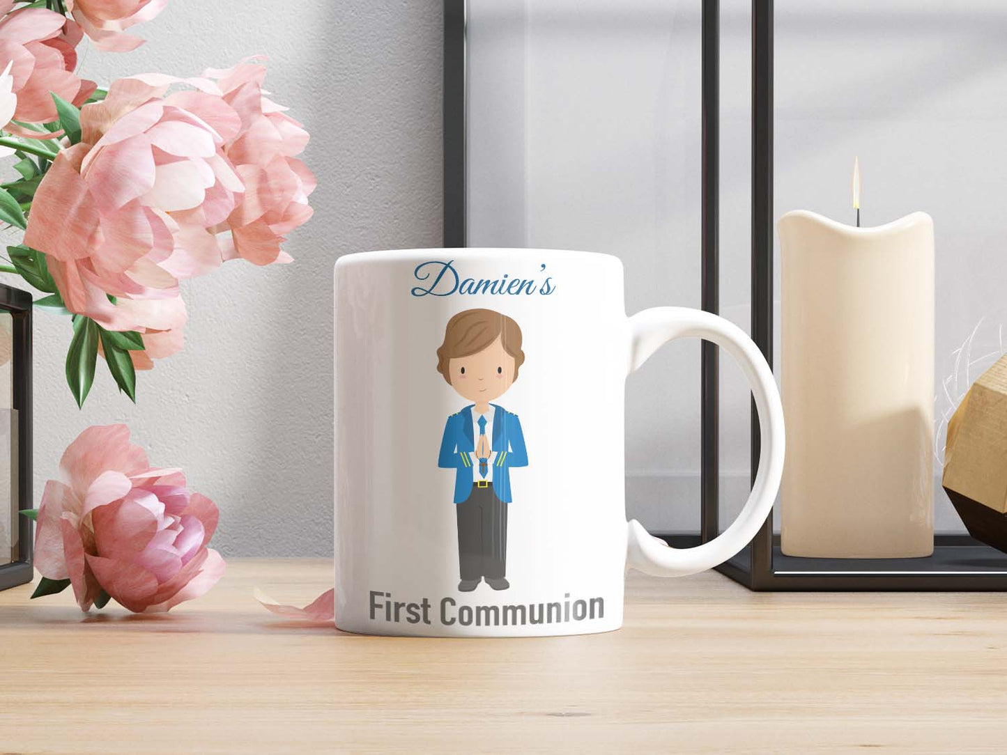 Personalised First Communion Boy Mug Ireland