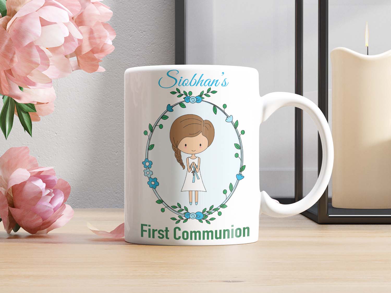 Personalised First Communion Girl Mug Ireland