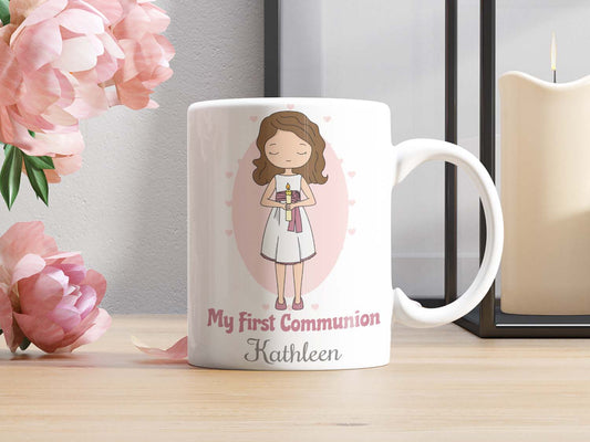Personalised My First Communion Girl Mug Ireland