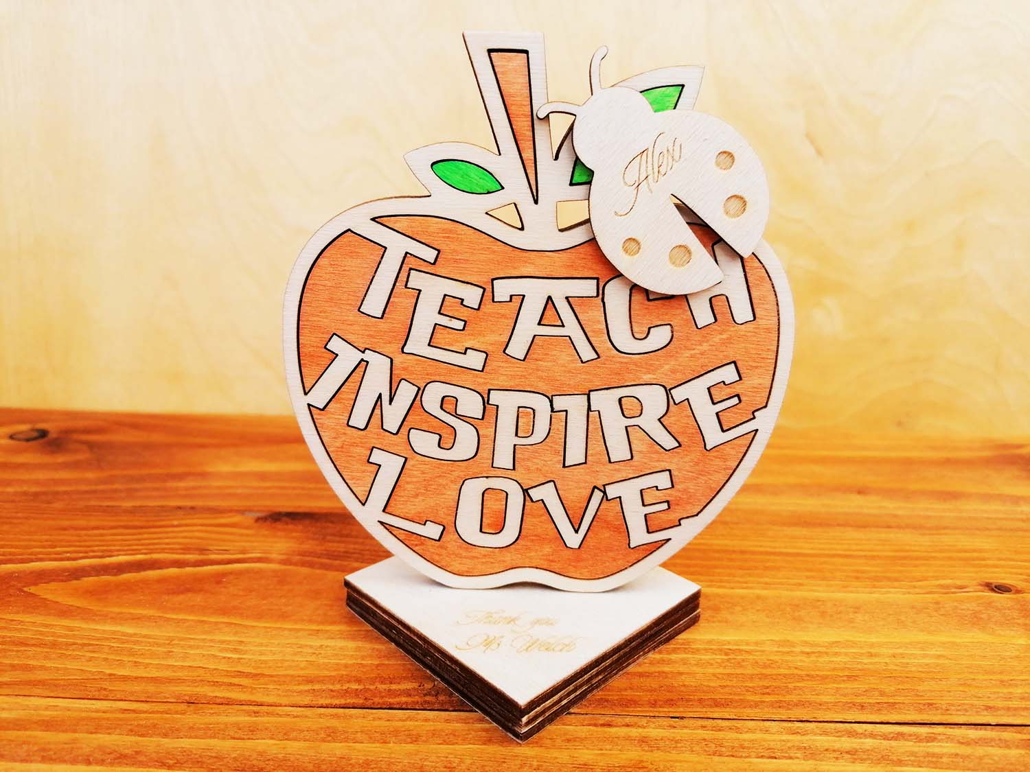 Apple Trophy for Teacher - Teacher Gift Ireland