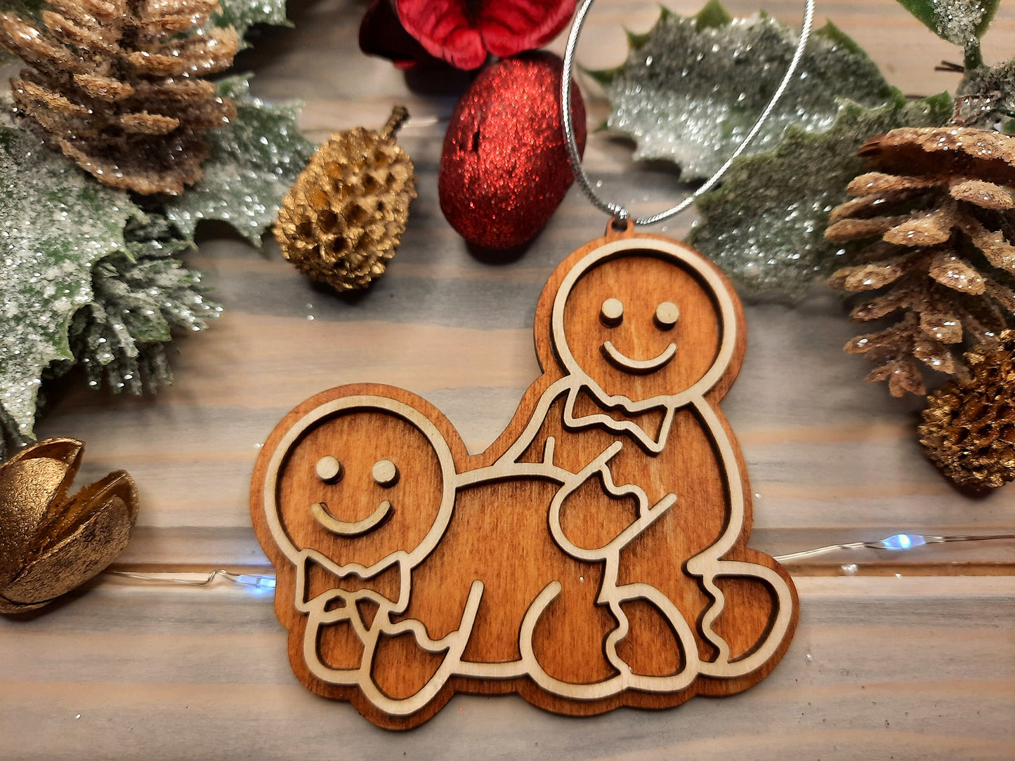 Pack of 10 Same Sex Gingerbreads  - Christmas Decoration verG - PG Factory
