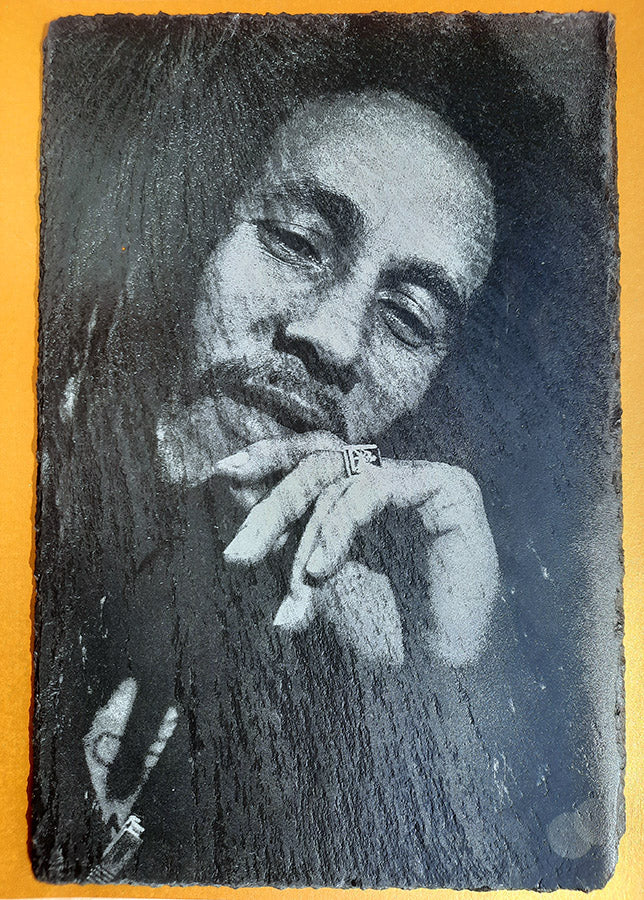 Bob Marley - Custom photo slate