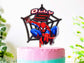 Spiderman - 3D Glitter Craft Card Birthday Cake Topper - PG Factory