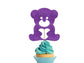 Teddy Bear Heart Cupcake Topper Party Supplies Ireland