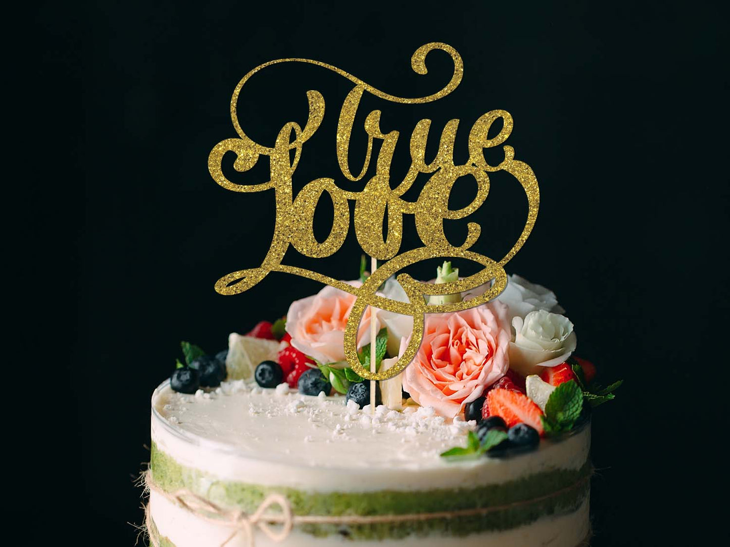 True Love Cake Topper, Love Cake Decoration Ireland