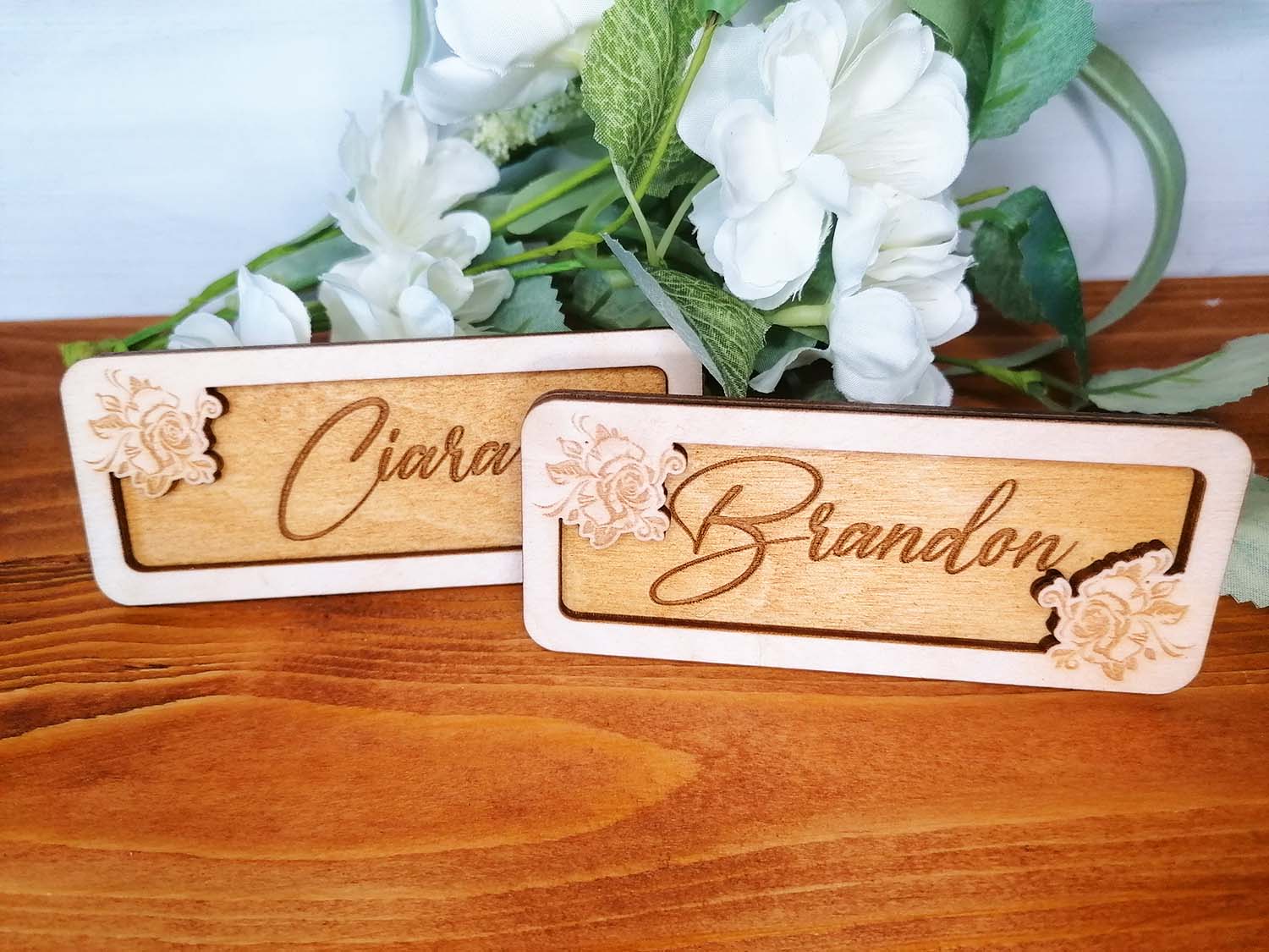 Rustic Wedding Place Name Cards Ireland