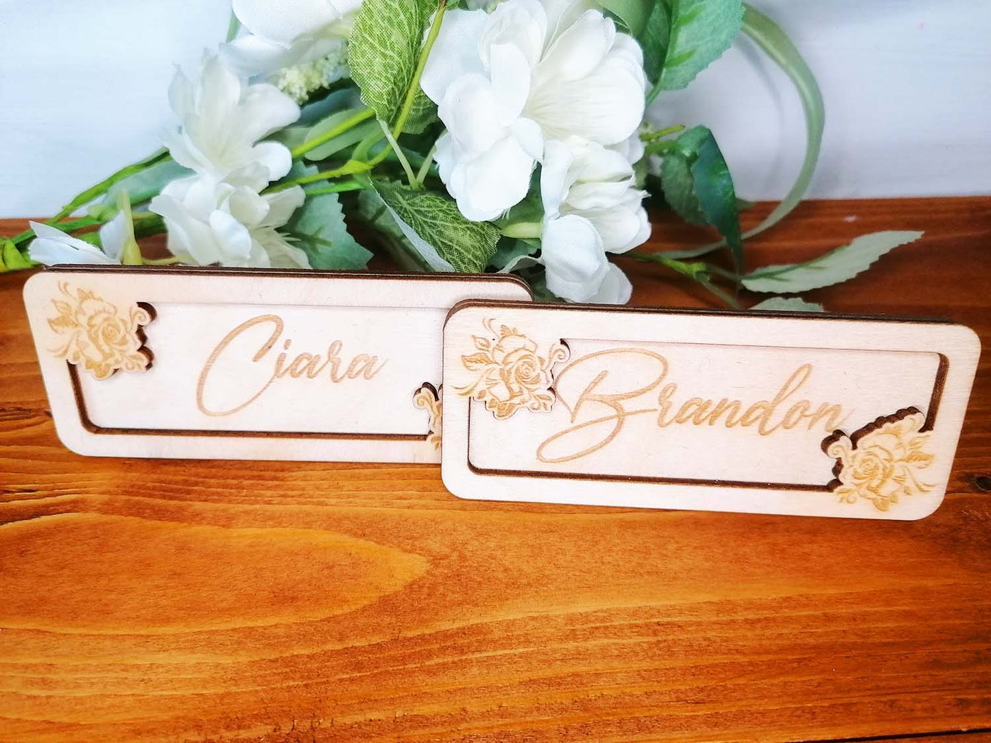 Rustic Wedding Place Name Cards Ireland