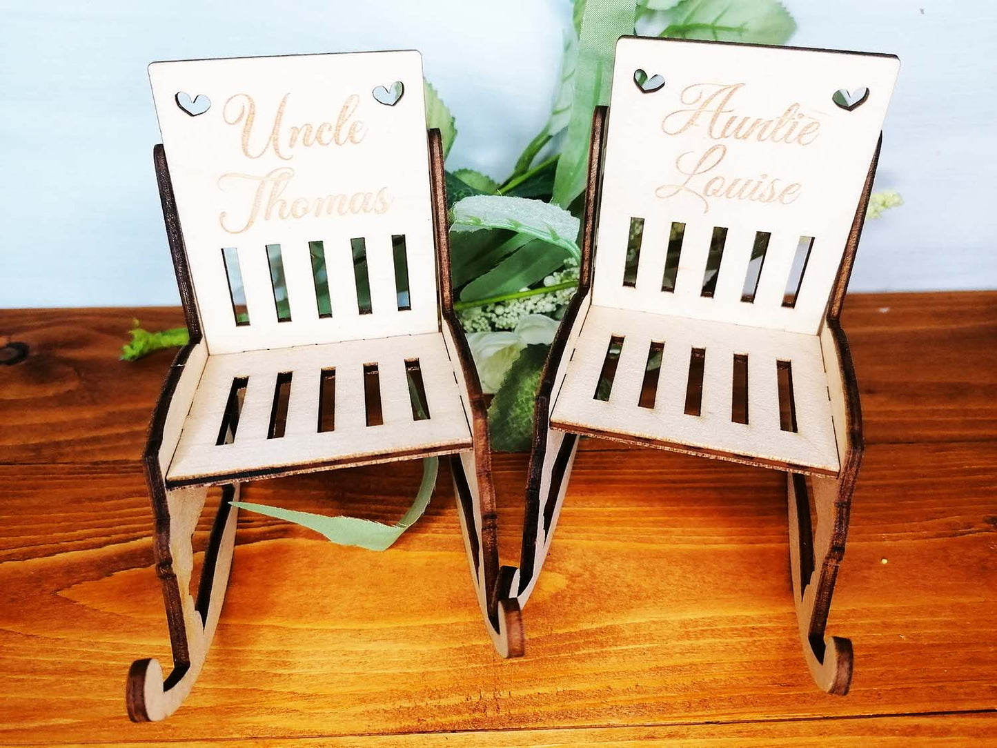 Wedding Memorial Decoration with Rocking Chairs