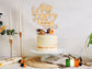 Personalised Wooden Wedding / Engagement Cake Topper - PG Factory